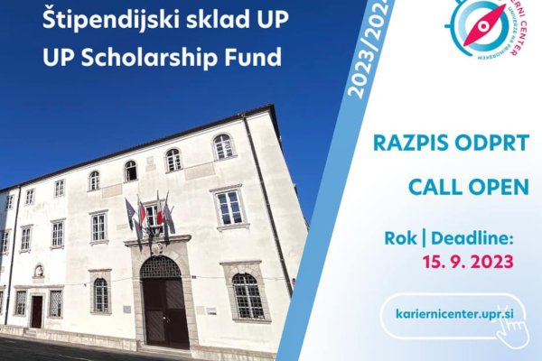 The call for UP scholarship for 2023/24 is open