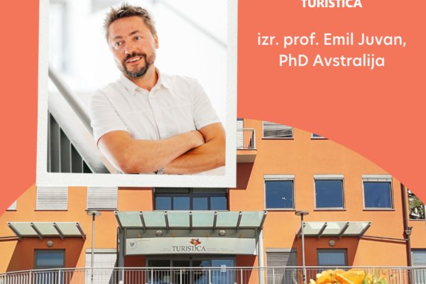 New dean of Turistica assoc. prof. Emil Juvan, PhD Australia