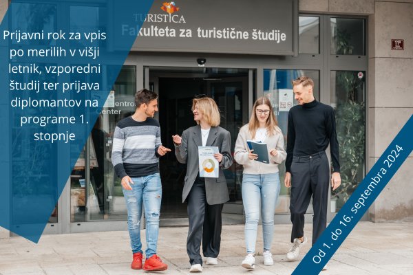 Prijavni rok za vpis po merilih v vi&scaron;ji letnik, vzporedni &scaron;tudij ter prijava diplomantov na programe 1. stopnje