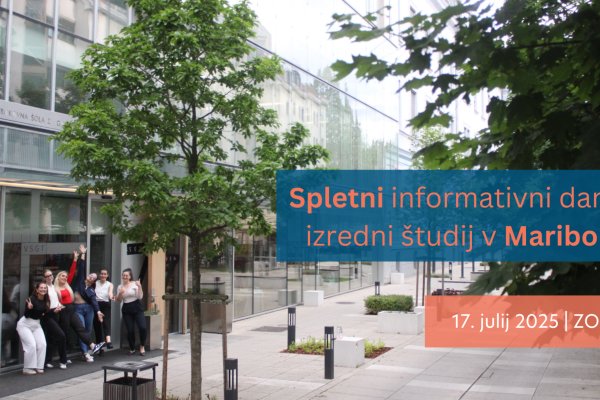 Spletni informativni dan za izredni &scaron;tudij v Mariboru | 17. 7. 2025