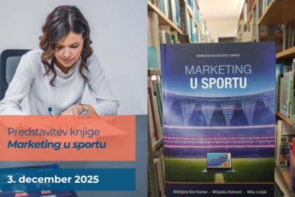 Predstavitev knjige Marketing u sportu v knjižnici UP FT&Scaron;