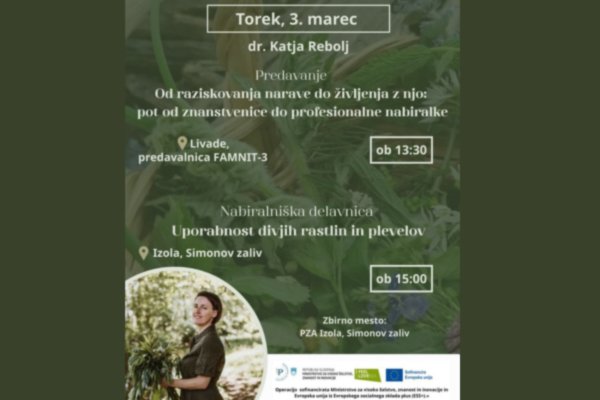 Razvoj potenciala etnobotaničnega turizma v Sloveniji: Od raziskovanja narave do življenja z njo: pot od znanstvenice do profesionalne nabiralke