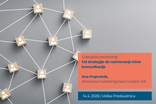 Gostujoče predavanje: Od strategije do načrtovanja tržne komunikacije