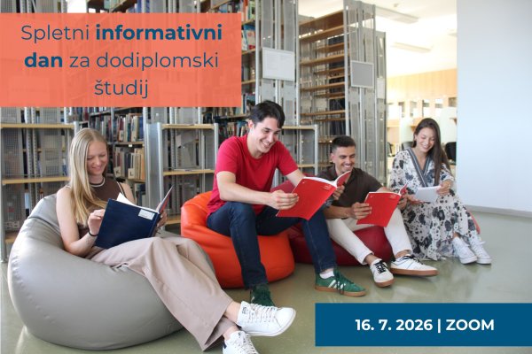 Spletni informativni dan za dodiplomski &scaron;tudij | 16. 7. 2026