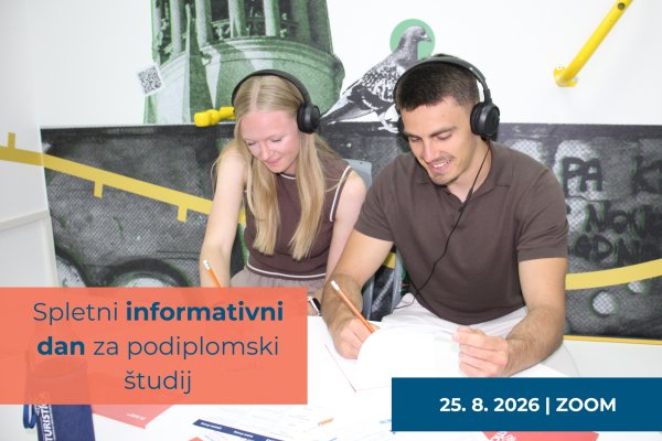 Spletni informativni dan za podiplomski &scaron;tudij