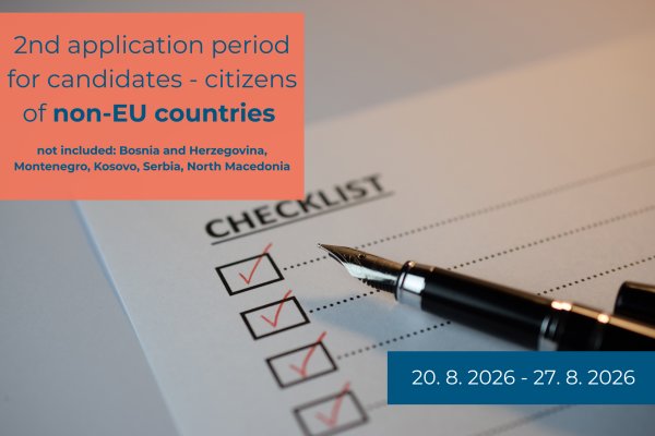 2nd application period for candidates - citizens of non-EU countries (not included: Bosnia and Herzegovina, Montenegro, Kosovo, Serbia, North Macedonia) into postgraduate study programmes