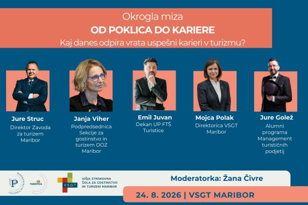 OD POKLICA DO KARIERE: Kaj danes odpira vrata uspe&scaron;ni karieri v turizmu?