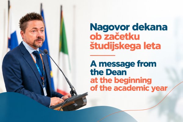 Nagovor dekana ob novem &scaron;tudijskem letu