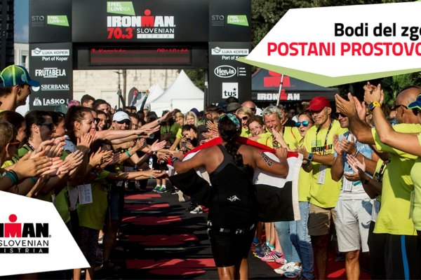  Sodelujte pri organizaciji velike &scaron;portne prireditve IRONMAN 70.3 Slovenian Istria