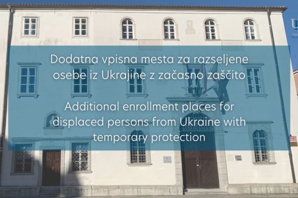 Additional enrollment places for displaced persons from Ukraine with temporary protection